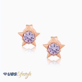 UBS Anting Emas Birthstone - Cwb0833-6 - 17K - Jun