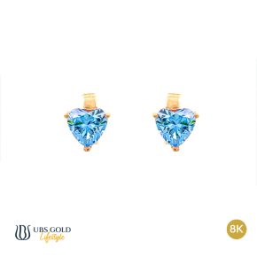 UBS Anting Emas Rachel Rose - Cwb0836K - 8K