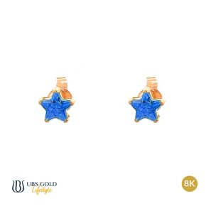 UBS Anting Emas Rachel Rose - Cwb0844K - 8K