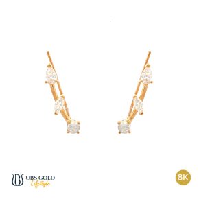 UBS Anting Emas Rachel Rose - Cwb0846K - 8K