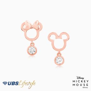 UBS Anting Emas Disney Mickey & Minnie Mouse - Cwy0021 - 17K