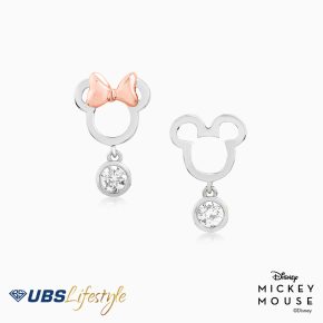 UBS Anting Emas Disney Mickey & Minnie Mouse - Cwy0021 - 17K