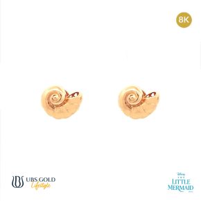 UBS Anting Emas Disney Little Mermaid - Cwy0048K - 8K