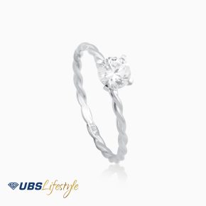 UBS Cincin Emas Arty Solitaire - Ecd1420 - 17K