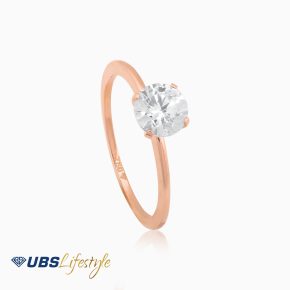 UBS Cincin Emas Arty Solitare - Ecd1424 - 17K