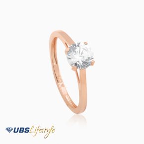 UBS Cincin Emas Solitaire - Ecd1425 - 17K
