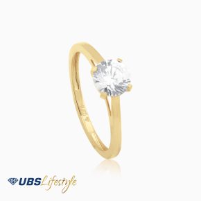UBS Cincin Emas Solitaire - Ecd1425 - 17K