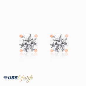 UBS Anting Emas Solitaire - Ewd0105 - 17K