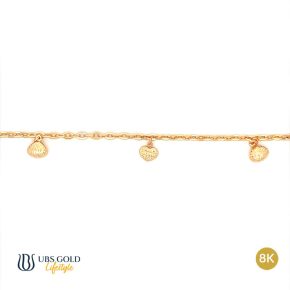 UBS Gold Gelang Kaki Emas - Hgv5772RE - 8K