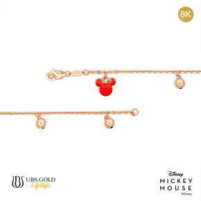 UBS Gelang Emas Anak Disney Mickey Mouse - Hgy0083K - 8K