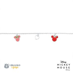 UBS Gelang Emas Anak Disney Mickey & Minnie Mouse - Hgy0089 - 17K