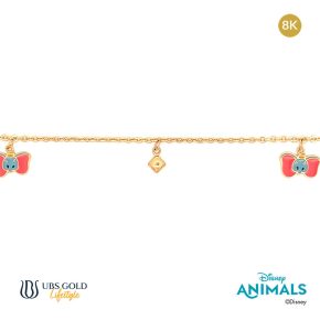 UBS Gelang Emas Anak Disney Animals - Hgy0096 - 8K