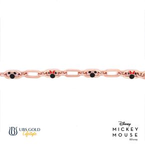 UBS Gelang Emas Disney Mickey & Minnie Mouse - Hgy0106 -17K