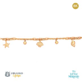 UBS Gelang Emas Disney Little Mermaid - Hgy0120K - 8K