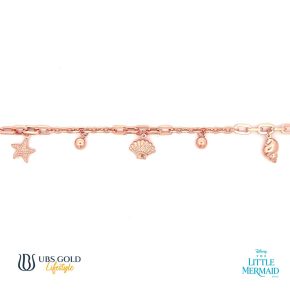 UBS Gelang Emas Disney Little Mermaid - Hgy0120 - 17K