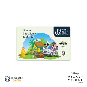 UBS Logam Mulia Disney Mickey And Minnie Mouse Idul Fitri (B) 0.25 Gr