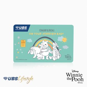 UBS Logam Mulia Disney Winnie The Pooh New Born 0.25 Gr