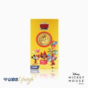 UBS Angpao 24K Disney Mickey & Minnie Mouse Birthday Edition 0.2 Gram