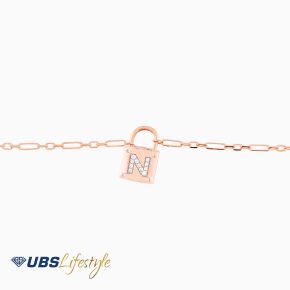 UBS Gelang Emas Carendelano Alpha Glitz N - Kdg0083R - 17K