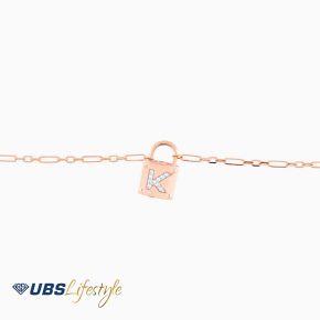 UBS Gelang Emas Carendelano Alpha Glitz K - Kdg0096R - 17K