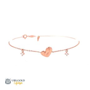 UBS Gelang Emas Kata Hati - Kdg0188 - 17K