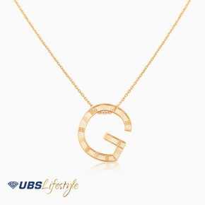 UBS Kalung Emas Carendelano Alpha Bold G – Kdk0012 – 17K