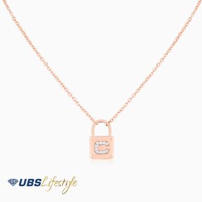 UBS Kalung Emas Carendelano Alpha Glitz C - Kdk0098R - 17K