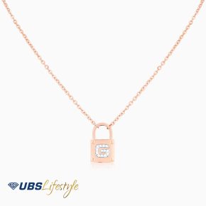 UBS Kalung Emas Carendelano Alpha Glitz G - Kdk0102R - 17K