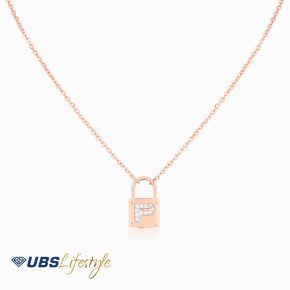 UBS Kalung Emas Carendelano Alpha Glitz P - Kdk0109R - 17K