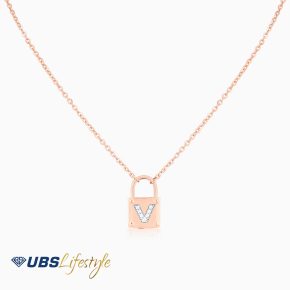 UBS Kalung Emas Carendelano Alpha Glitz V - Kdk0113R - 17K