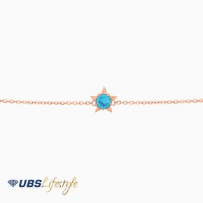 UBS Gelang Emas Birthstone - Kgv6524-12 - 17K - Dec