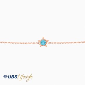 UBS Gelang Emas Birthstone - Kgv6524-3 - 17K - Mar