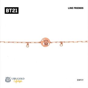 UBS Gelang Emas BT21 Hangout Rj - Line Friends - Khg0031 - 17K