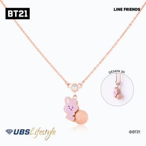 UBS Kalung Emas BT21 Basic Cooky - Line Friends - Khk0015R - 17K