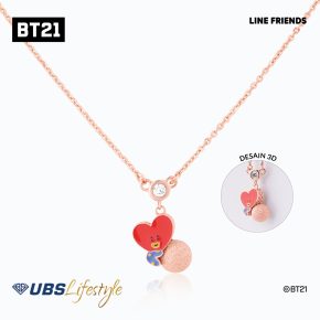 UBS Kalung Emas BT21 Basic Tata - Line Friends - Khk0017R - 17K