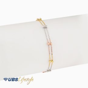 UBS Gelang Kaki Emas - Kkp5980K - 17K - Bell