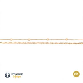 UBS Gelang Kaki Emas - Kkp7414K - 8K