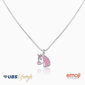 UBS Kalung Emas Anak Emoji - Kkq0001P - 17K - Pink