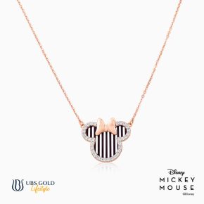 UBS Kalung Emas Disney Minnie Mouse - Kky0348R - 17K