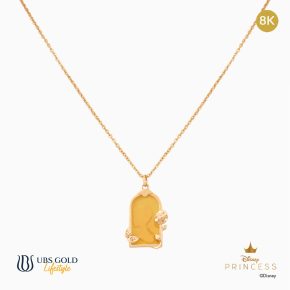 UBS Kalung Emas Disney Princess Belle - Kky0373K - 8K