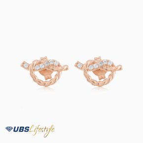 UBS Anting Emas Knot - Ksw0856 - 17K