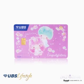 UBS Sanrio Little Twin Stars Congratulations 0.25 Gr