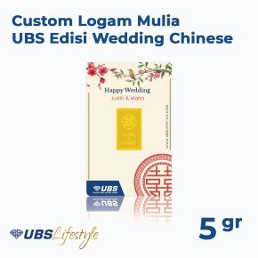 UBS Logam Mulia Custom Happy Wedding Chinese 5gr