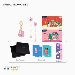 UBS Logam Mulia Spesial Promo BT21 Christmas Cooky