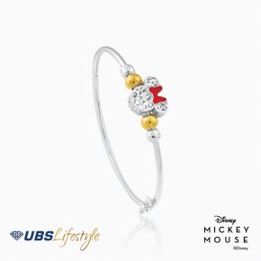 UBS Gelang Emas Bayi Disney Mickey & Minnie Mouse - Vgy0096 - 17K