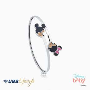 UBS Gelang Emas Bayi Disney Mickey & Minnie  Mouse - Vgy0102W - 17K