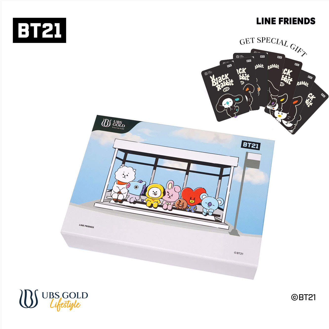 UBS Limited Edition BT21 Hangout