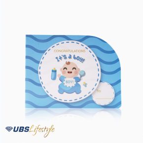 Kartu Ucapan UBS Lifestyle Edisi Newborn Baby Boy - Yakkk0481