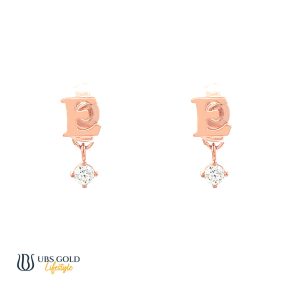 UBS Gold Anting Emas Alpha Mini E - Awd0166 - 17K