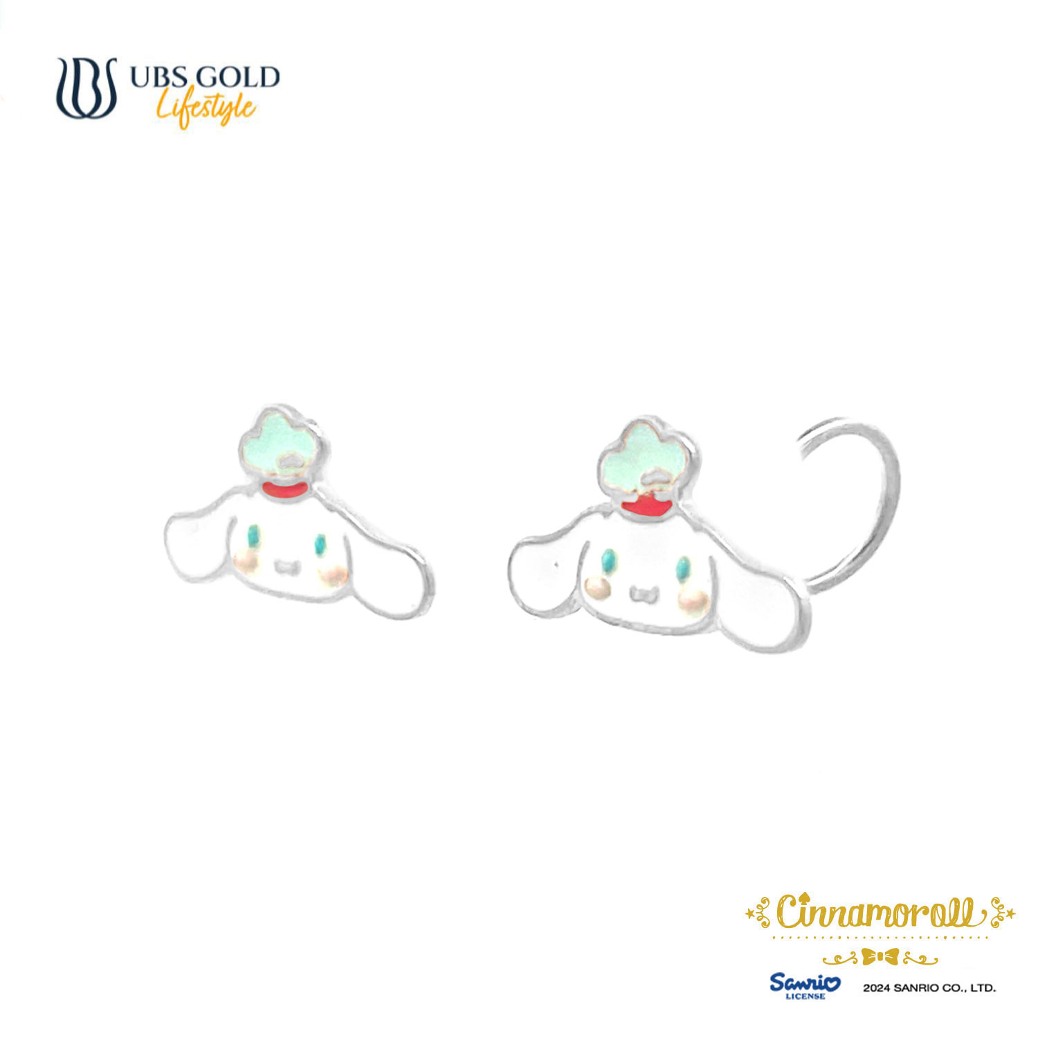 UBS Gold Anting Emas Anak Sanrio Cinnamoroll - Awz0011 - 17K